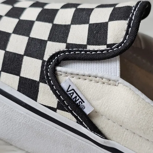 Vans Slip-On Stackform, Checkerboard Black/Classic Men 7.5 Women 9