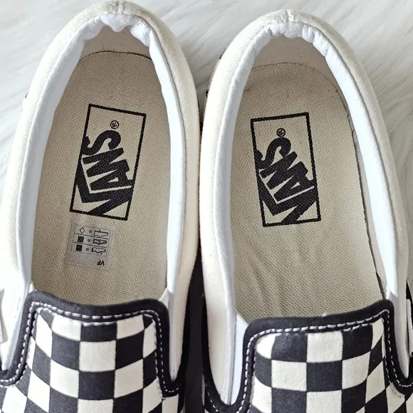 Vans Slip-On Stackform, Checkerboard Black/Classic Men 7.5 Women 9