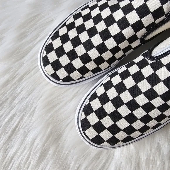 Vans Slip-On Stackform, Checkerboard Black/Classic Men 7.5 Women 9