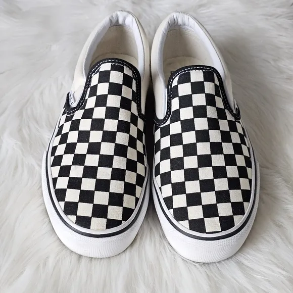 Vans Slip-On Stackform, Checkerboard Black/Classic Men 7.5 Women 9