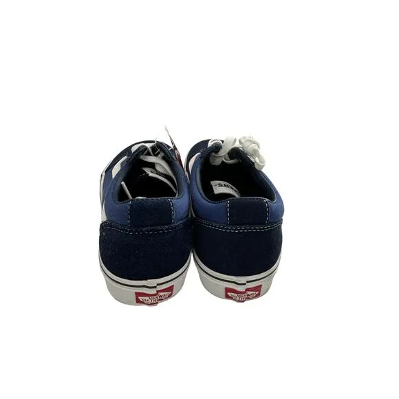 Vans Sneakers Mens 8 Ward Skateboard Skate Shoes Navy Low Top Canvas NIB