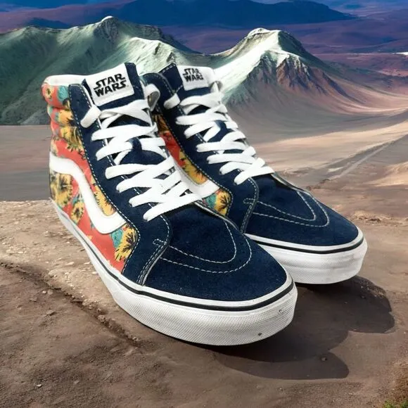 Vans Star Wars Yoda Hi Top Skating Sneaker Shoes Mens Size 10‎ Women 11.5