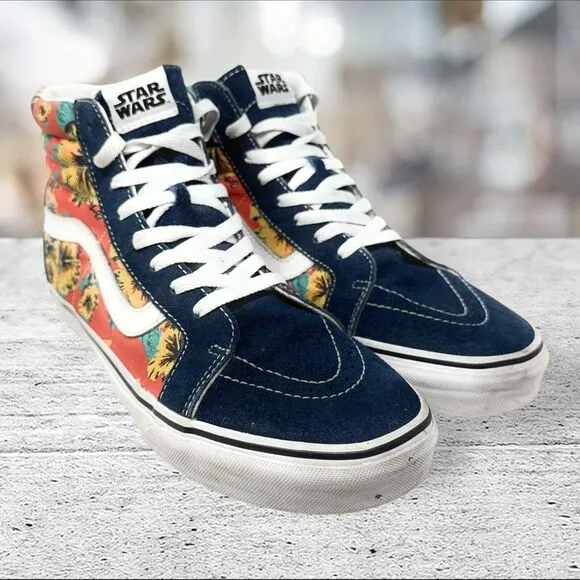 Vans Star Wars Yoda Hi Top Skating Sneaker Shoes Mens Size 10‎ Women 11.5