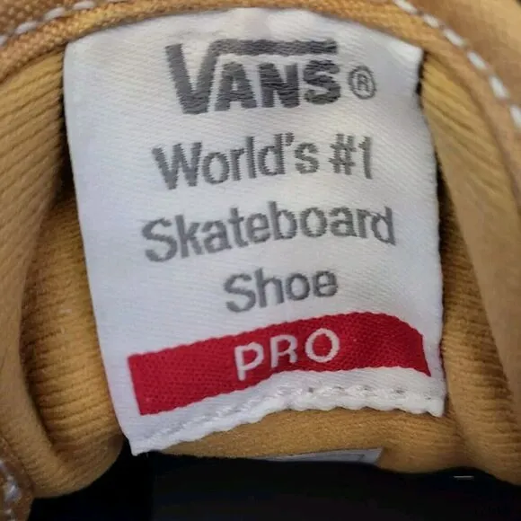 VANS TNT Trujillo Prototype Oak Buff (Mustard) Pro Men's 7.5