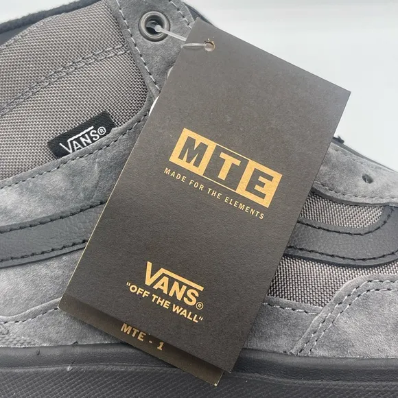 Vans Ultrarange Exo Hi MTE Mens Hiking Boot Outdoor Shoes Gray Black Sneaker