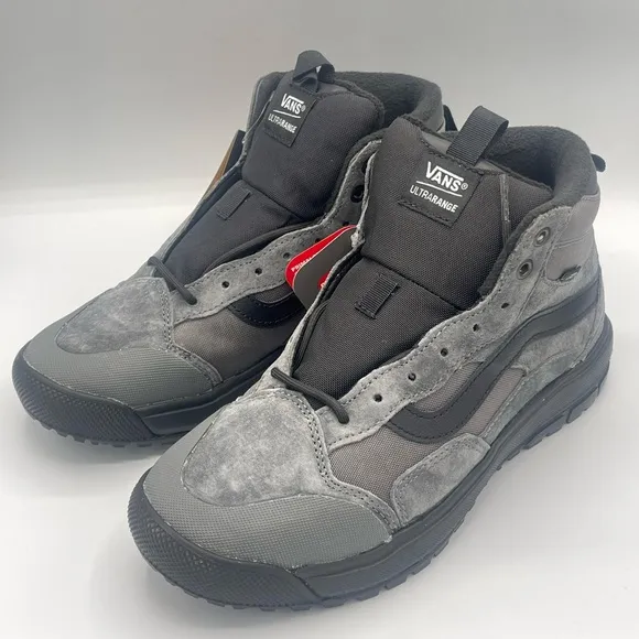 Vans Ultrarange Exo Hi MTE Mens Hiking Boot Outdoor Shoes Gray Black Sneaker