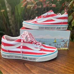 Vans Where’s Waldo? Old Skool sneakers LIMITED EDITION men’s 5 - women’s 6.5