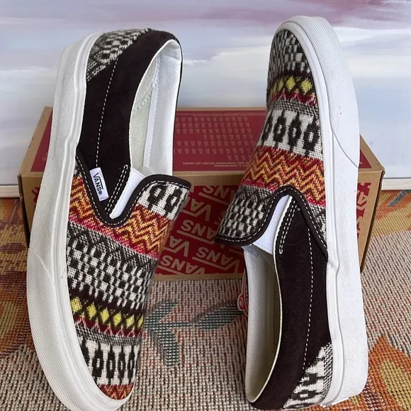 Vans WMNS Classic Slip-0nFair Isle Brown/MultiVN0A5JMHBF0Sneakers