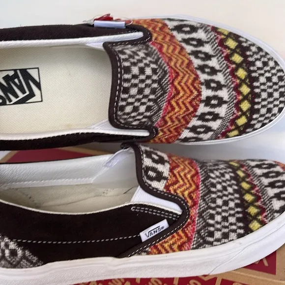 Vans WMNS Classic Slip-0nFair Isle Brown/MultiVN0A5JMHBF0Sneakers