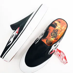 Vans x A$AP Worldwide Classic Slip-On Mules Black &amp; White