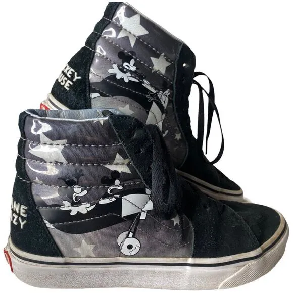 Vans x Disney Sk8-Hi Plane Crazy Womens 7.5 Mens 6 Skateboard Streetwear Skater