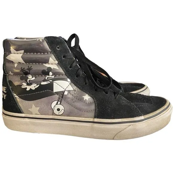 Vans x Disney Sk8-Hi Plane Crazy Womens 7.5 Mens 6 Skateboard Streetwear Skater