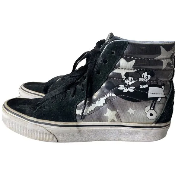 Vans x Disney Sk8-Hi Plane Crazy Womens 7.5 Mens 6 Skateboard Streetwear Skater