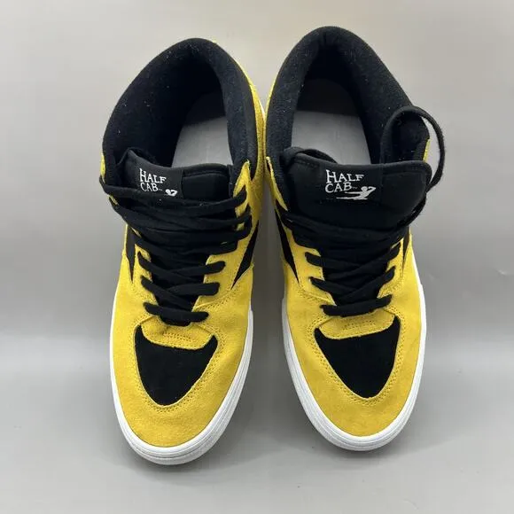 Vans x Half Cab Bruce Lee Sneakers Men Size 11.5 Black Yellow Skateboard Shoes