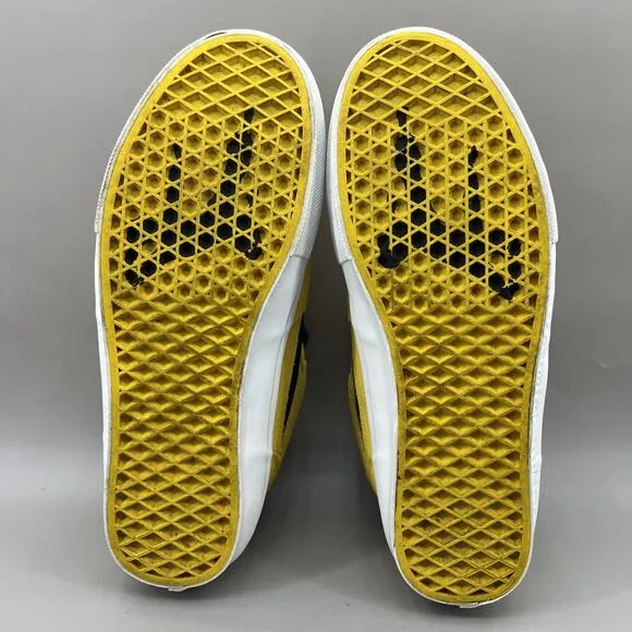 Vans x Half Cab Bruce Lee Sneakers Men Size 11.5 Black Yellow Skateboard Shoes