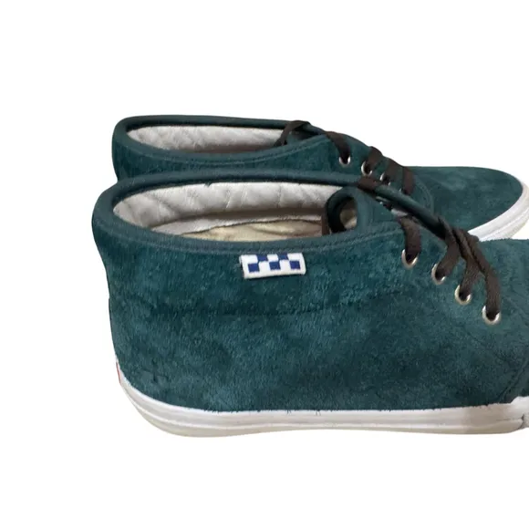 Vans X Noah NYC Mens Chukka Style Skateboard Shoes Dark Green Pro Series Sz 10