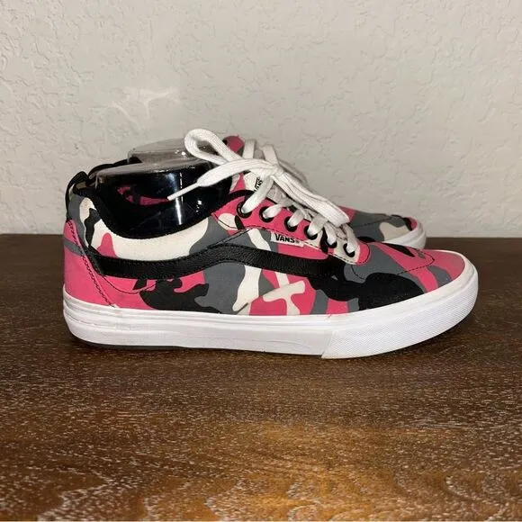 Vans Kyle Walker Camouflage Lace Up Skateboard Pro Sneaker Shoes