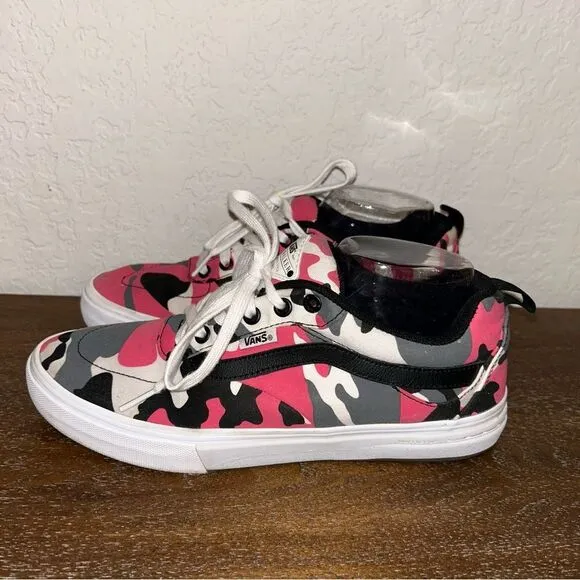 Vans Kyle Walker Camouflage Lace Up Skateboard Pro Sneaker Shoes