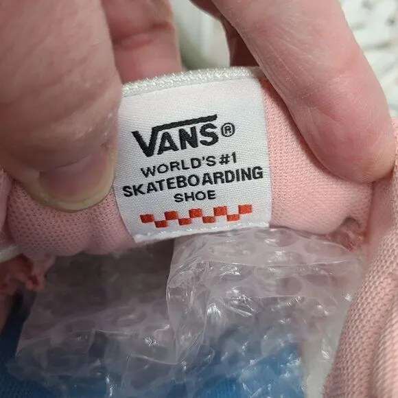 VANS Skate AVE Pro White Powder Pink Ice Bottom Shoes Men's 6.5 Women's 8