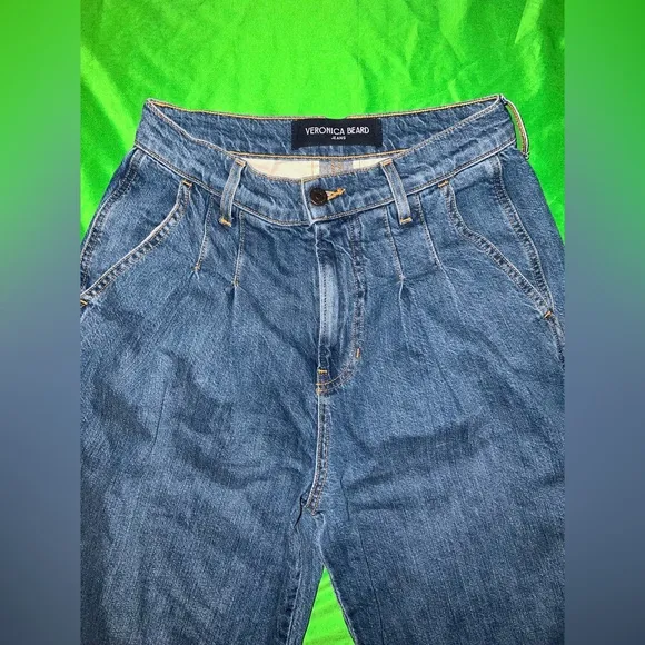 Veronica Beard Mia Wide Leg Classic Blue Women's Jeans size 26