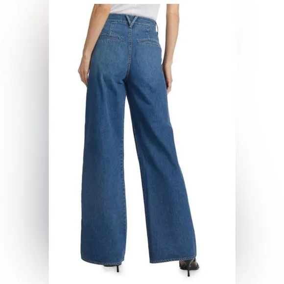 Veronica Beard Mia Wide Leg Classic Blue Women's Jeans size 26