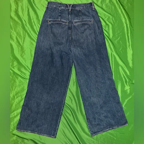 Veronica Beard Mia Wide Leg Classic Blue Women's Jeans size 26