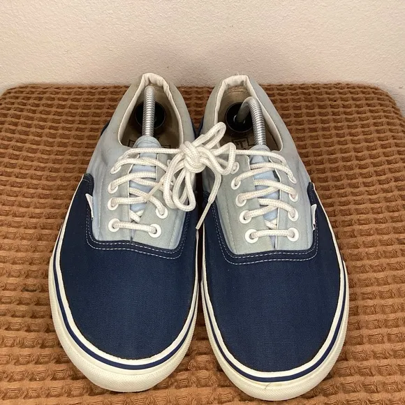 Vintage 2000 DogTown &amp; Z-Boys Vans Skateboard Shoes Sz US 11 Blue Canvas Sneaker