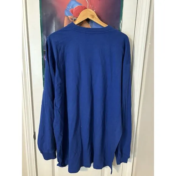 vintage 50 cent g unit rare blue longsleeve shirt rap hip hop size 2XL deadstock