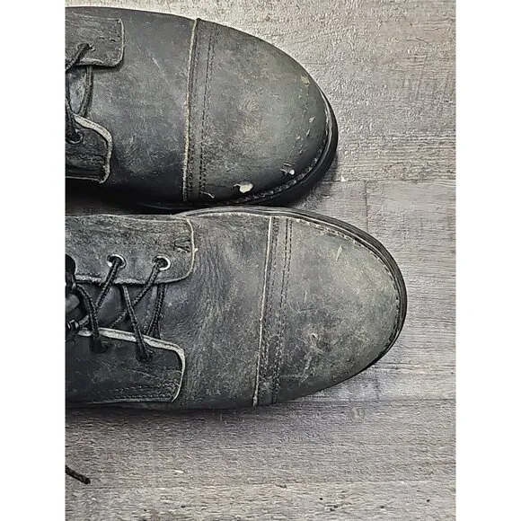 Vintage Biltrite Black Military Army Combat Boots ANSI Steel Toe Men’s 11