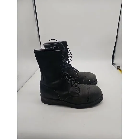 Vintage Biltrite Black Military Army Combat Boots ANSI Steel Toe Men’s 11