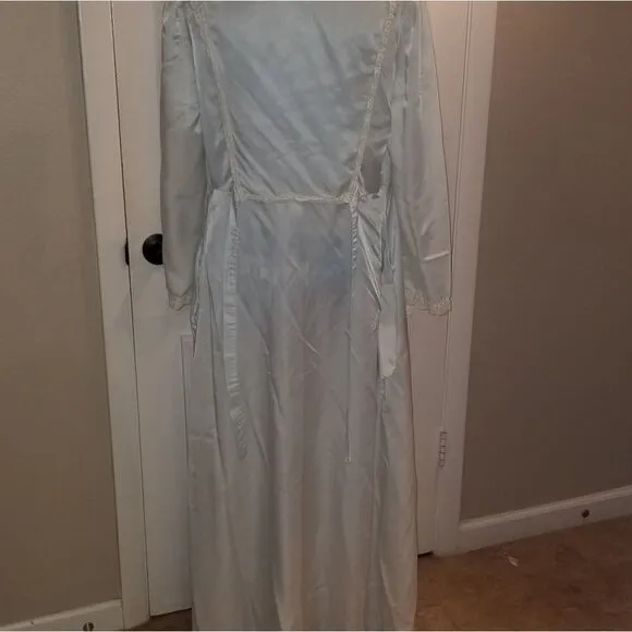 Vintage Christian Dior night gown ligth blue from the 70's