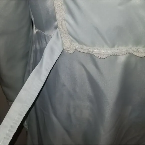 Vintage Christian Dior night gown ligth blue from the 70's