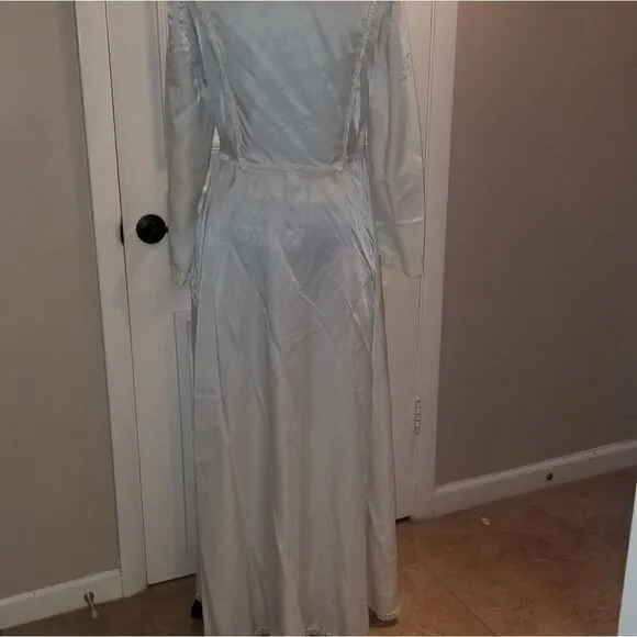 Vintage Christian Dior night gown ligth blue from the 70's