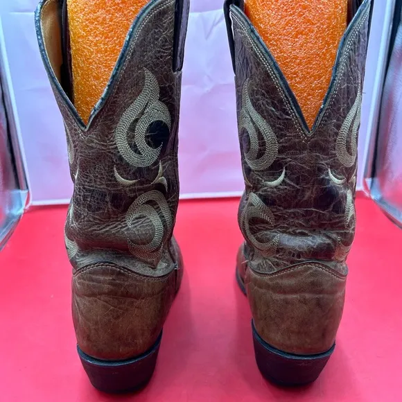 Vintage Justin Bent rail cowboy boots