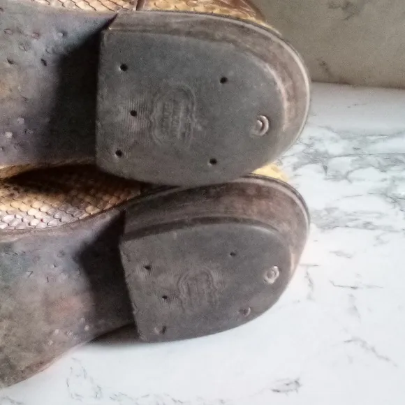 Vintage Nocona  Snakeskin Boots Men Size 9D