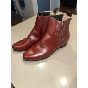 Vintage Palomino Boots Mens Size 9 B Made in Mexico Slip on Ankle Leather Rare