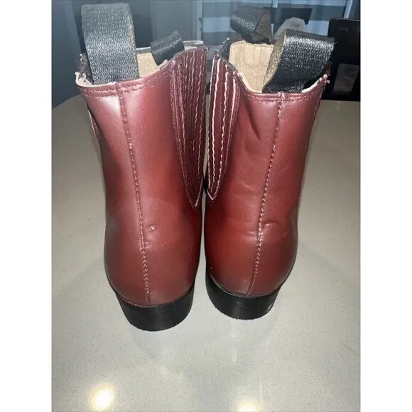 Vintage Palomino Boots Mens Size 9 B Made in Mexico Slip on Ankle Leather Rare