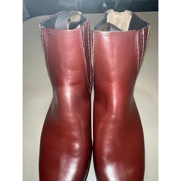 Vintage Palomino Boots Mens Size 9 B Made in Mexico Slip on Ankle Leather Rare