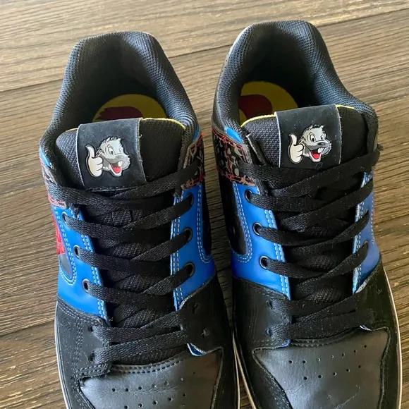 Vintage Y2K DC Men’s Pure Travis (PT) Pastrana Shoes Sz 10 Blue Black Squirrel