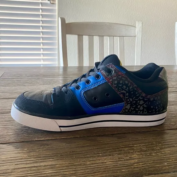 Vintage Y2K DC Men’s Pure Travis (PT) Pastrana Shoes Sz 10 Blue Black Squirrel
