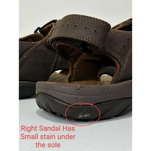 Vionic Mick Casual / Outdoor Sandals with Orthaheel Technology Men's Siz…