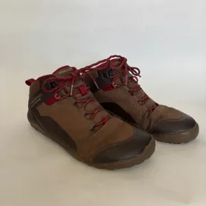 Vivobarefoot Brown and Red lace up casual barefoot outdoor Hiking Shoes size 41