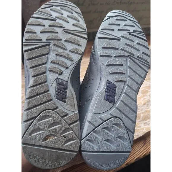 VTG Nike Air Classic Dad Shoes UniqueDeep Gray Purple Logo Sneakers sz 10 Nice!!