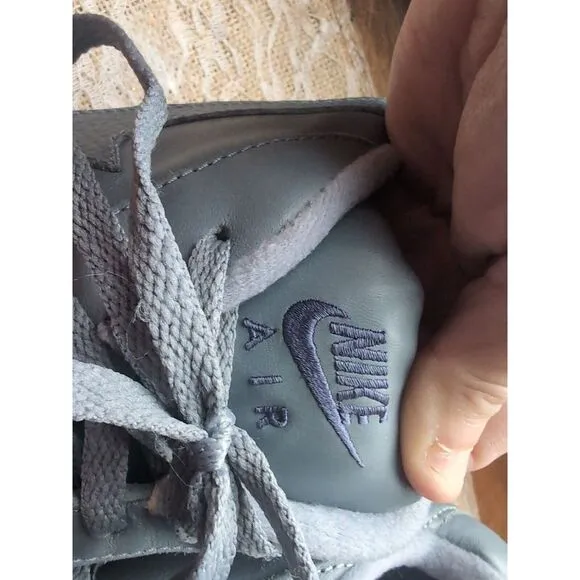 VTG Nike Air Classic Dad Shoes UniqueDeep Gray Purple Logo Sneakers sz 10 Nice!!
