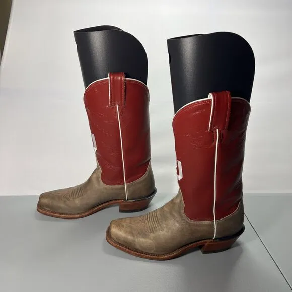 Vtg Nocona Women’s Boots NCAA University O F Oklahoma Sz 7 B
