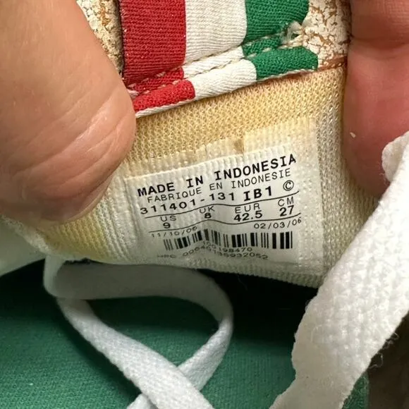 VTG RARE Nike Air Tiempo Rival Mexico Indoor Soccer Shoes 2006 World Cup Men's 9