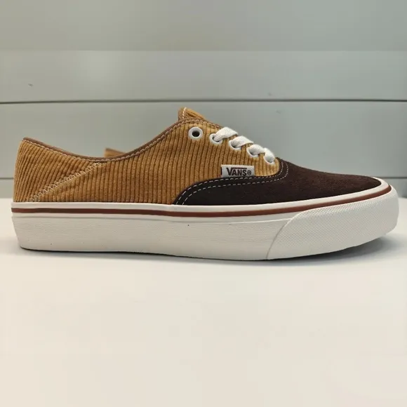 W Vans Authentic VR3 SF Salt Wash Corduroy Mustard Gold Velvet Suede Skate Shoes