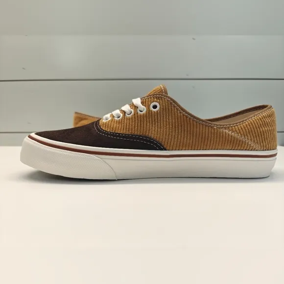 W Vans Authentic VR3 SF Salt Wash Corduroy Mustard Gold Velvet Suede Skate Shoes