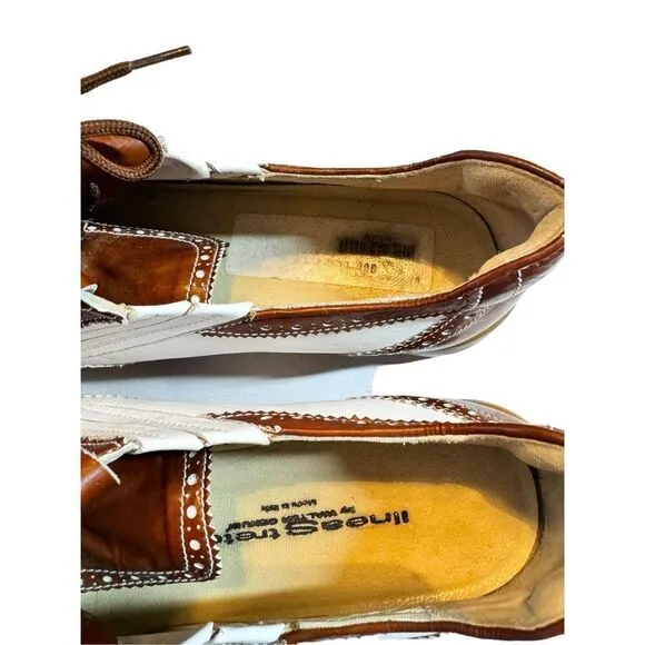 Walter Genuin - Chloe golf shoes made in Italy brown and white sz 6
