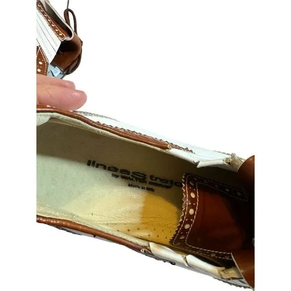 Walter Genuin - Chloe golf shoes made in Italy brown and white sz 6